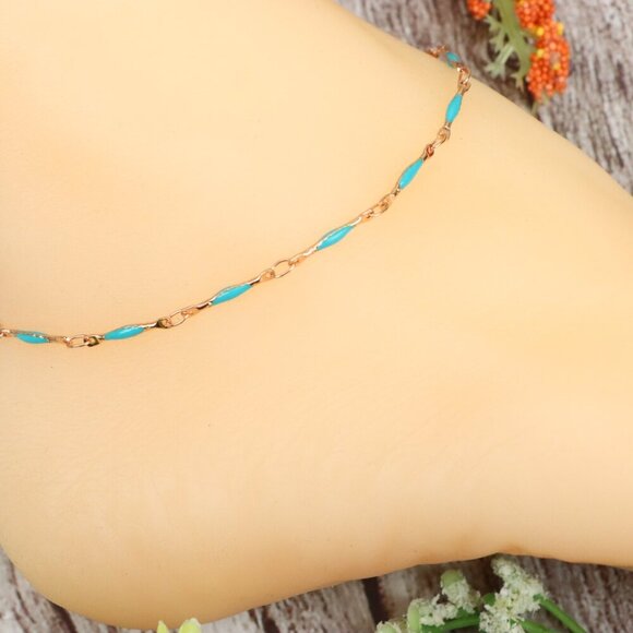 Dainty Anklet for Women – Elegant Everyday Jewelry & Perfect Gift | MLCRC1877 - Picture 6 of 10